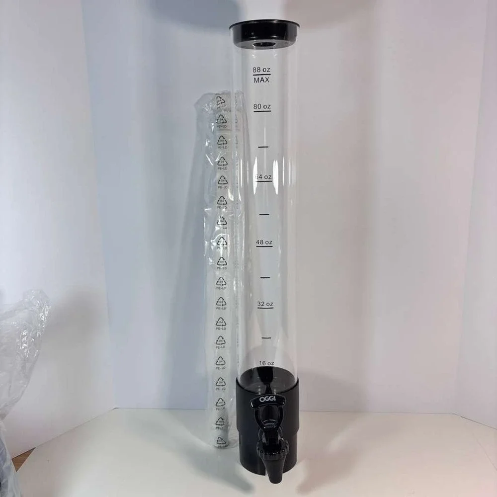 Oggi Beer Beverage‎ Tower w/ EZ-Pour Spigot & Ice Tube 88oz